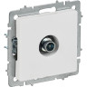 Розетка телевизионная оконечная IEK BR-A10-O-K91 TV СП BRITE РТВ11-0-БрАБ белая
